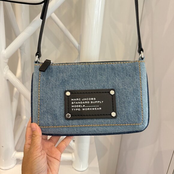 Best Price‼️Marc Jacobs WINK CROSSBODY 4P5SMN001S02 IN DENIM - Picture 1 of 13